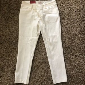Merona white ankle length pants